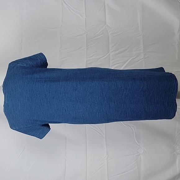 Pure Jill Indigo Size Dark Wash Blue T Shirt Dress with Pockets, Exc Used Cond - Picture 5 of 12